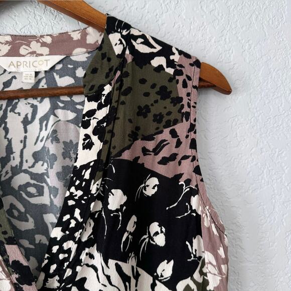 Apricot Multicolor Floral Print Mini Dress Size XS - Picture 8 of 8